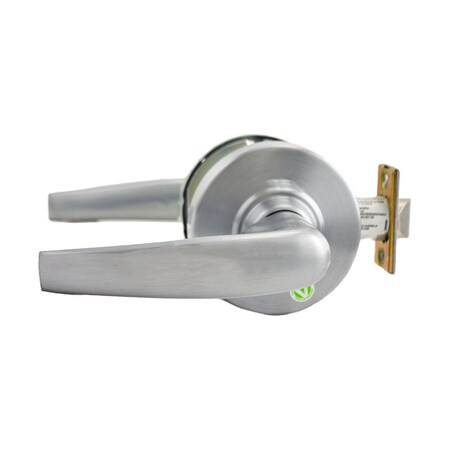 Schlage Commercial ND Series Passage Athens with 13-248 Latch 10-025 Strike Antimicrobial Satin Chrome Finish ND10ATH626AM
